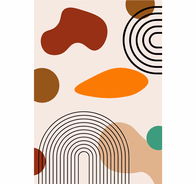 Bohem kemerler banyo stor perde - TenStickers