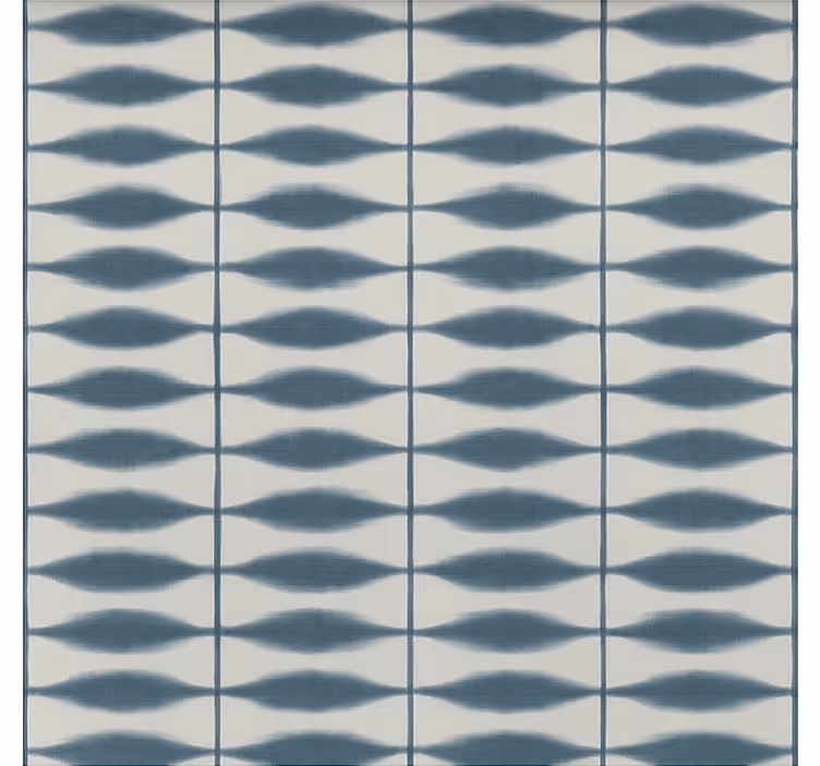 Shibori denim banyo stor perde - TenStickers