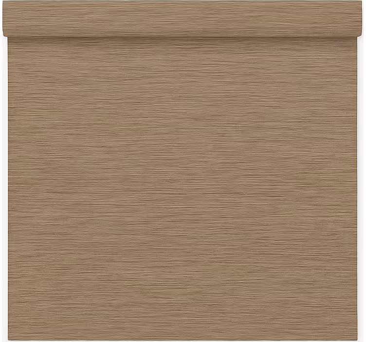 Minimalist kahverengi kumaş oturma odası stor perde - TenStickers