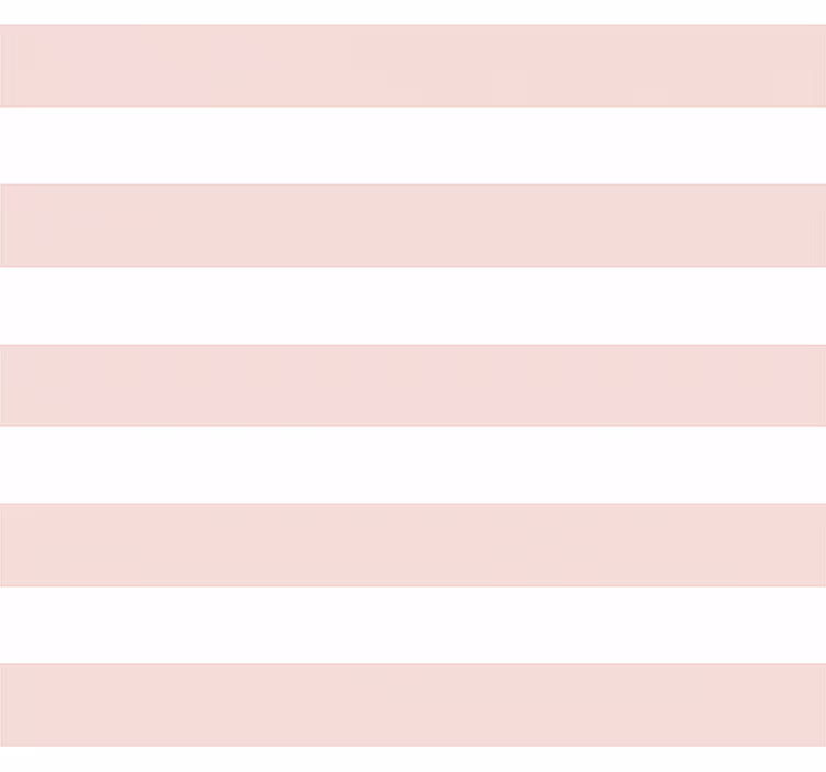 Beyaz ve pembe çizgiler çocuk odası stor perde - TenStickers