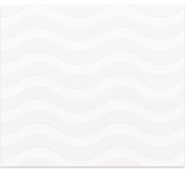 Beyaz ve gri dalgalar genç odasi stor perde - TenStickers