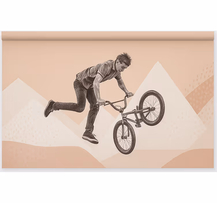 Bmx dublör aksiyonu genç odasi stor perde - TenStickers