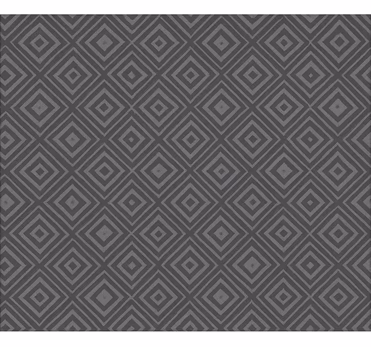 Gri elmas geometrik genç odasi stor perde - TenStickers