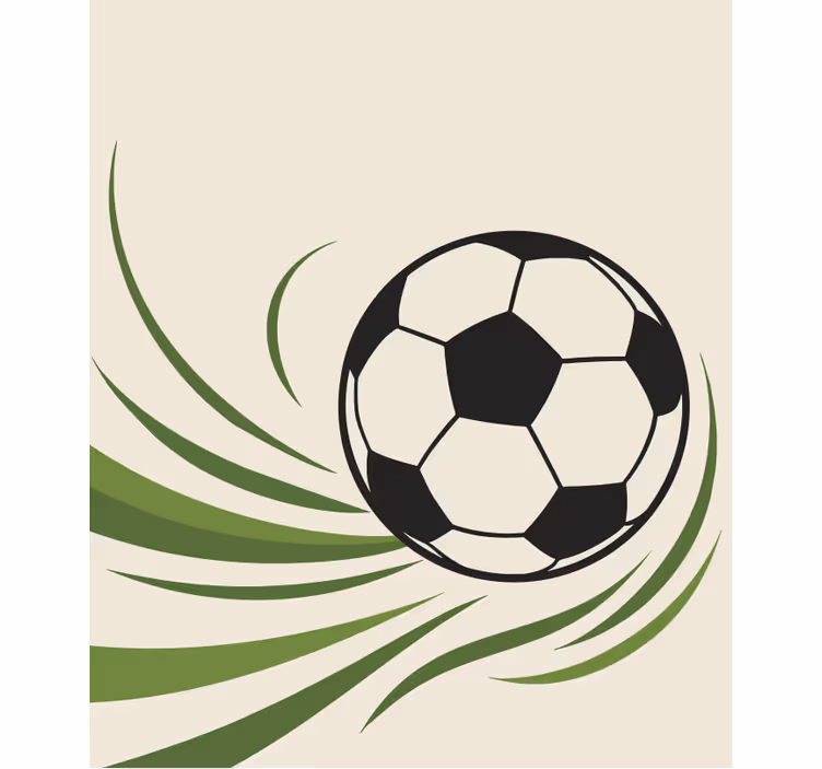 Genç odası stor perde futbol temalı - TenStickers