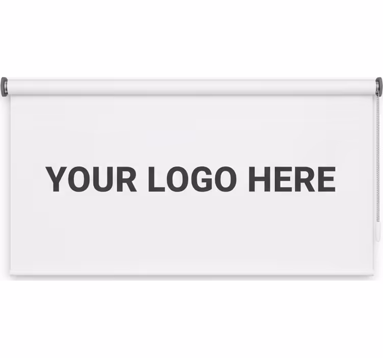 Ofis stor perde özel iş logosu - TenStickers