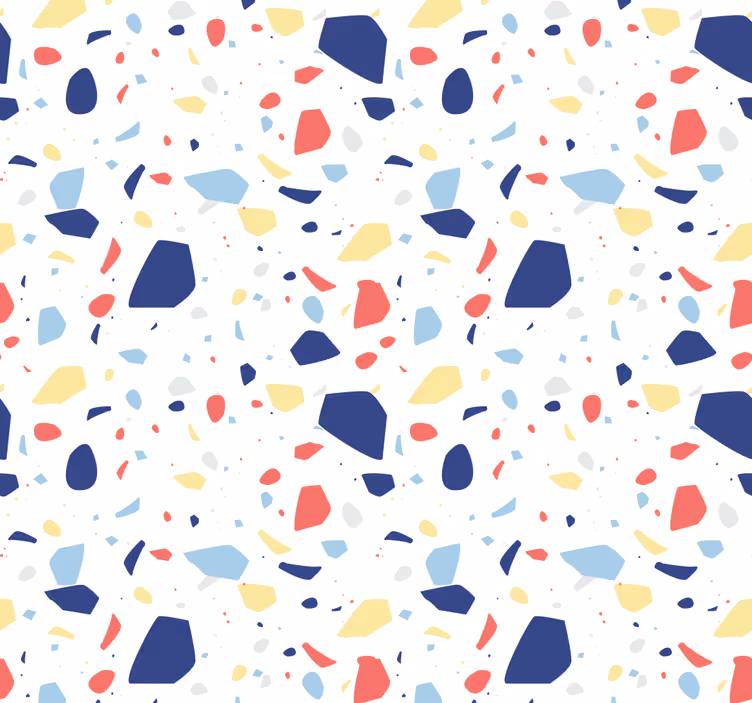 Ev ofisi stor perde Şık terrazzo - TenStickers