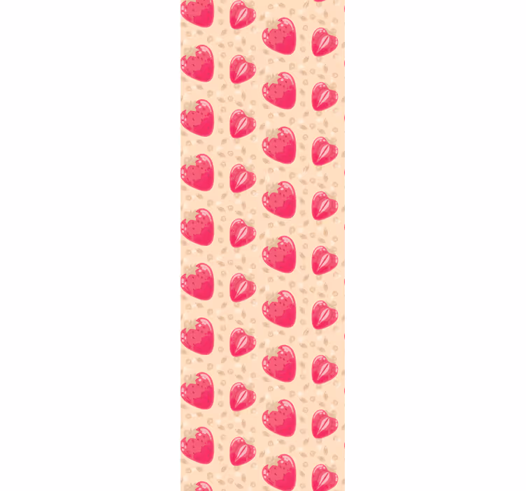 Mutfak stor perde kalp deseni - TenStickers