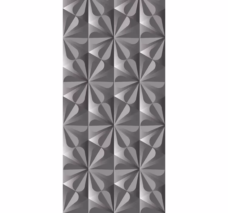Mutfak stor perde - vintage geometrik Çiçek deseni - TenStickers