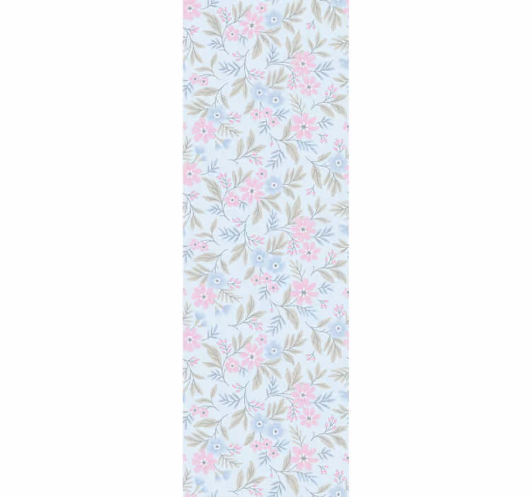 Yemek odası stor perde - shabby chic bahar - TenStickers