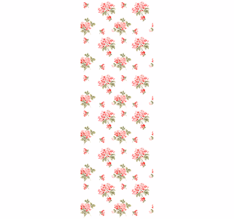 Yemek odası stor perde minimalistik shabby chic desen - TenStickers