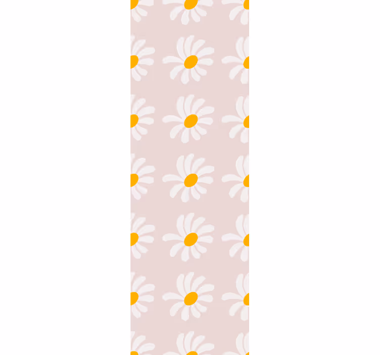 Çocuk odası stor perde - boho tarzı çiçek illüstrasyonu - TenStickers