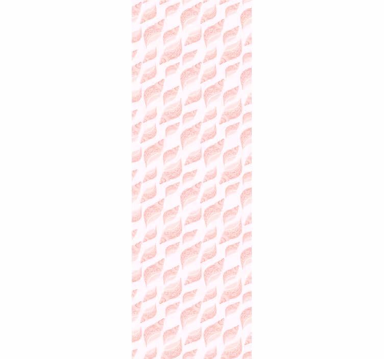 Çocuk odası stor perde - trendy pembe deniz kabuğu deseni - TenStickers