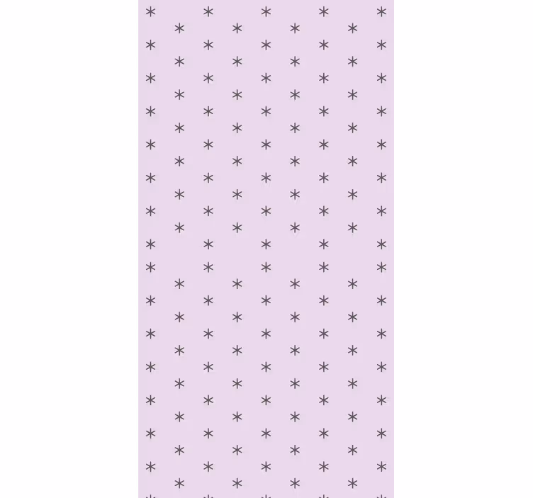 Çocuk odası stor perde gri minimalist yıldızlar - TenStickers