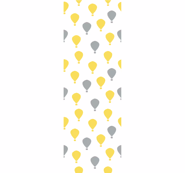 Çocuk odası stor perde pantone hava balonu - TenStickers