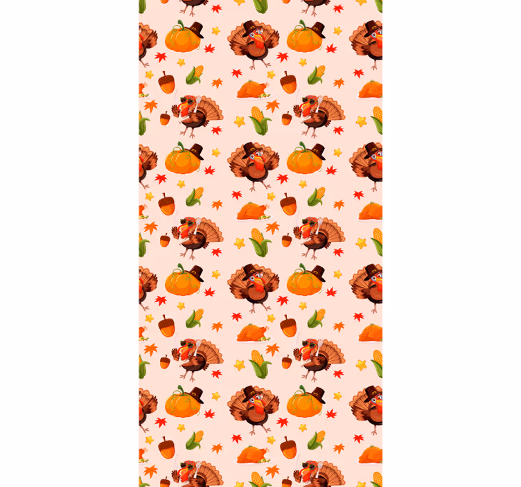 Çocuk odası stor perde - Şirin Şükran tavukları - TenStickers