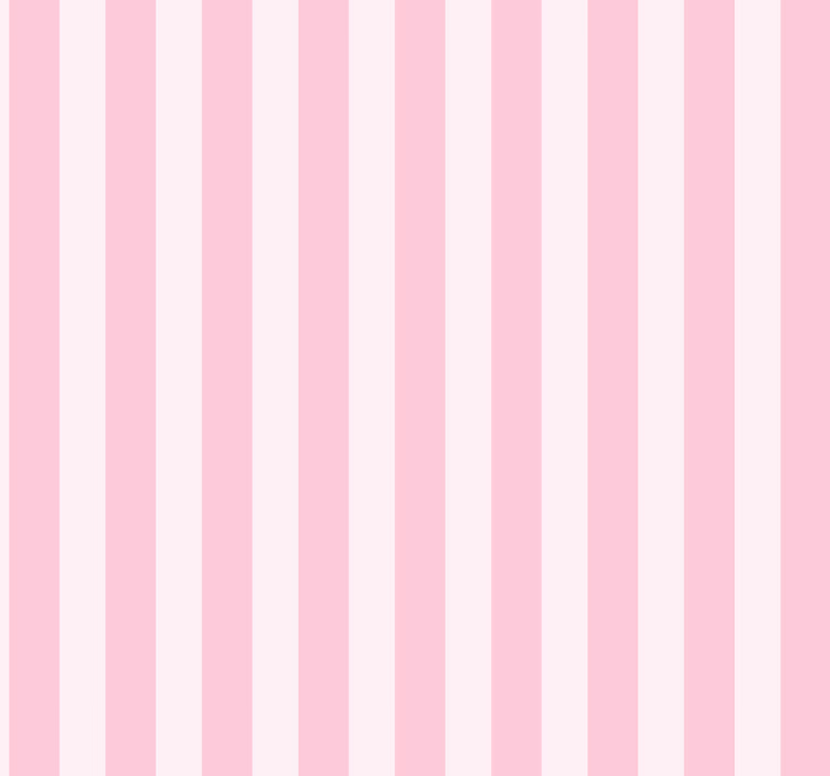 Çocuk odası stor perde pembe Çizgili İç mekan - TenStickers