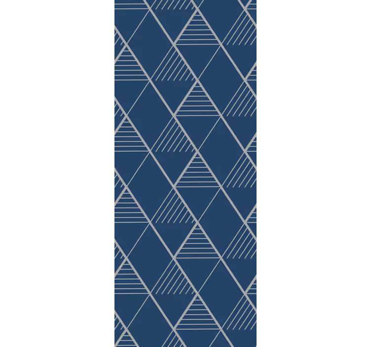Ofis stor perde - 'platinum' geometrik metalik - TenStickers