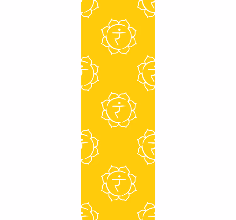 Ofis stor perde - solar pleksus Çakra sembolü - TenStickers