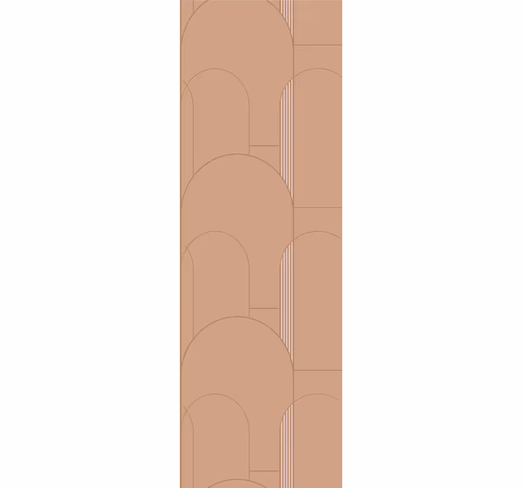 Modern stor perde bej kemer desenleri - TenStickers