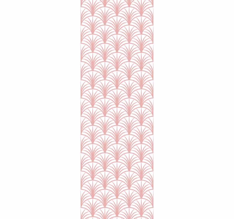 Modern stor perde pembe fan desenleri - TenStickers
