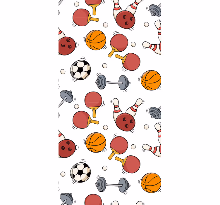 Modern stor perde spor desenli - TenStickers