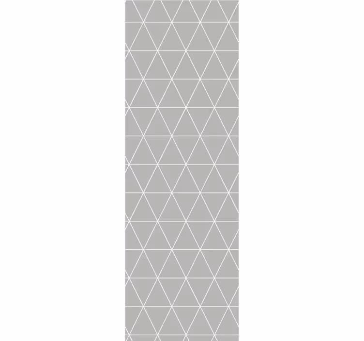 Modern stor perde minimalist açık gri geometrik desen - TenStickers