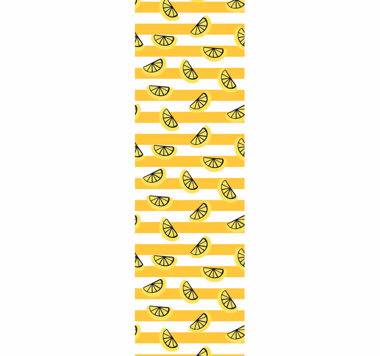 Modern stor perde limon sembolleri tasarımı - TenStickers