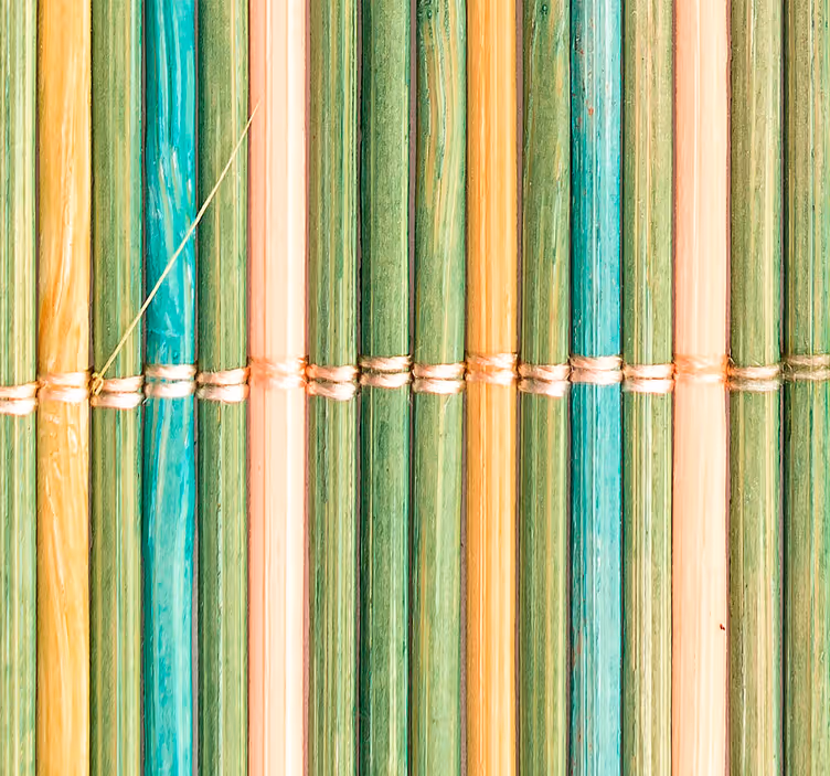 Banyo stor perde ince bambu - TenStickers