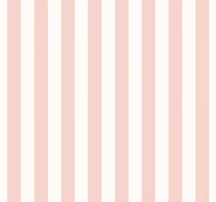 Pembe stor perde beyaz ve pembe çizgilerle - TenStickers