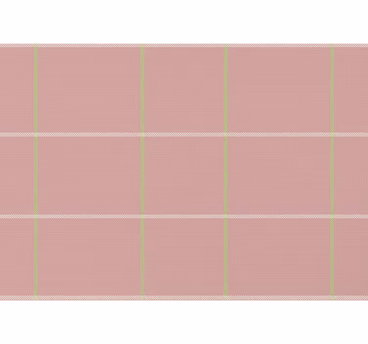 Pembe stor perde modern desen - TenStickers