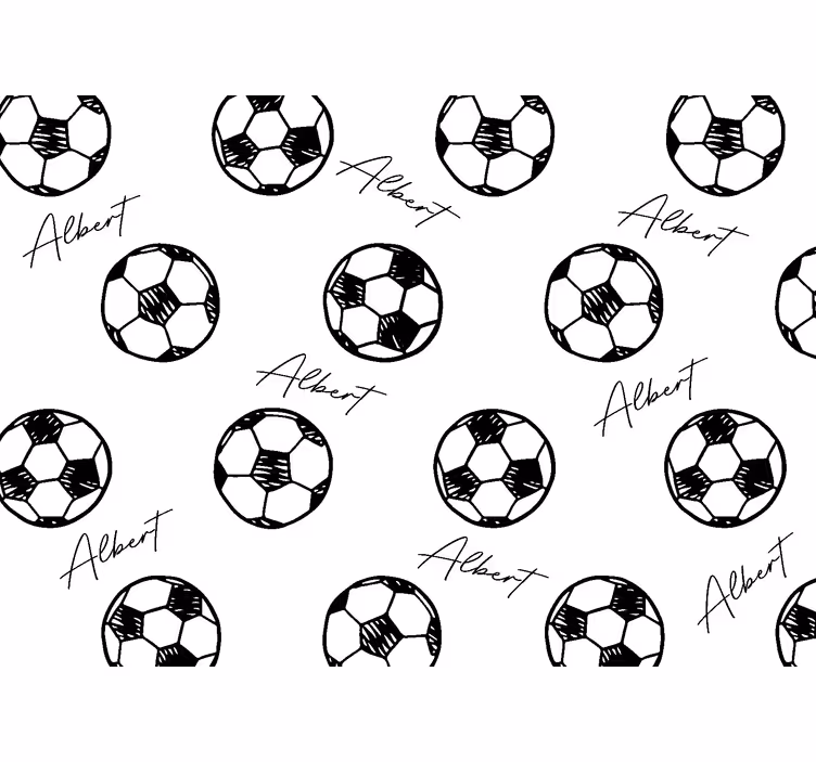 Beyaz stor perde isimli futbol topu - TenStickers
