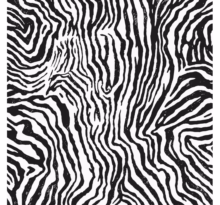 Oturma odası stor perde zebra dokulu - TenStickers