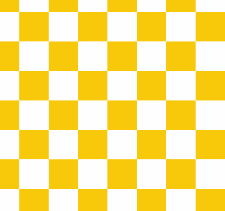 Sarı stor perde kontrol desenli - TenStickers