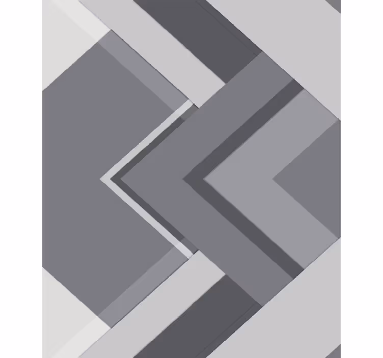 Gri stor perde geometrik gri - TenStickers