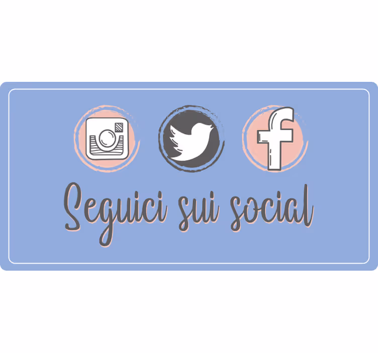 Mor stor perde - sosyal medya tanıtımı - TenStickers