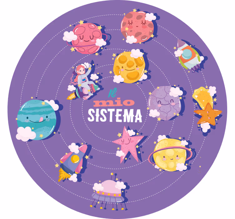 Mor stor perde - benim sistemim - TenStickers