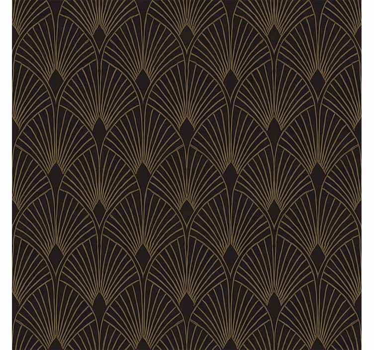Modern stor perde gilded deco fan - TenStickers