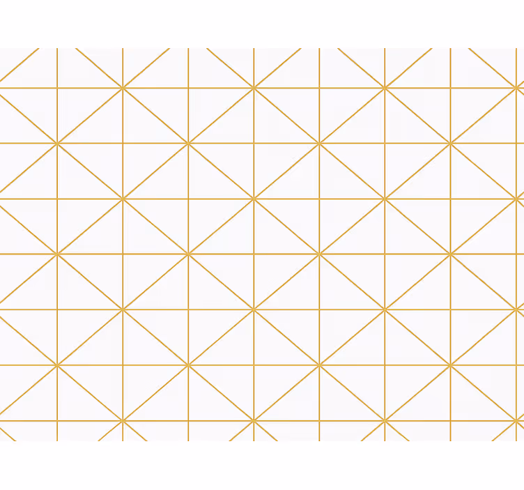 Modern stor perde altın geometrik - TenStickers