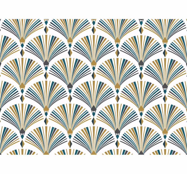 Modern stor perde vintage gatsby fan duvar resmi - TenStickers