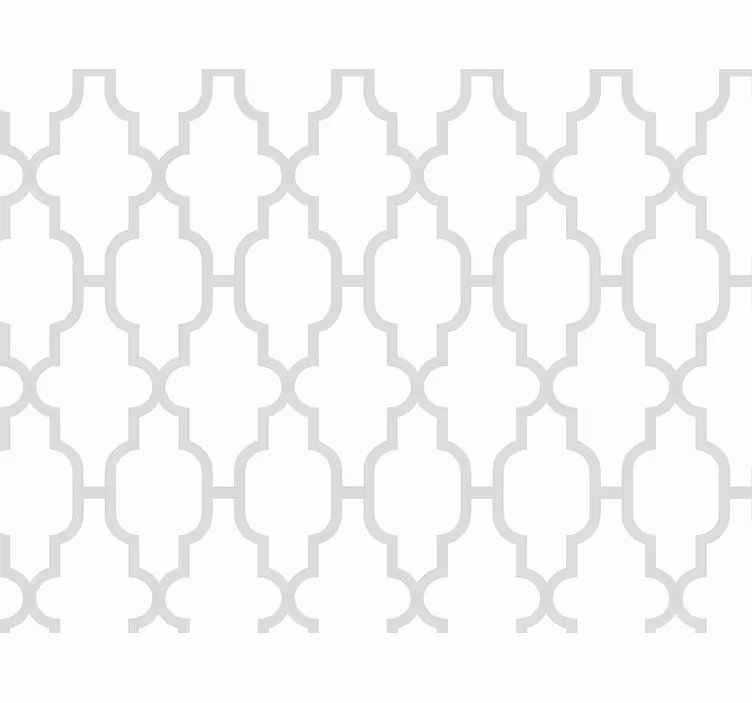 Modern stor perde - gri geometrik - TenStickers