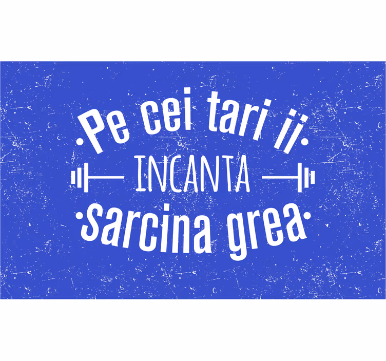 Mavi stor perde - ağırlığı ile büyüleyenler için - TenStickers