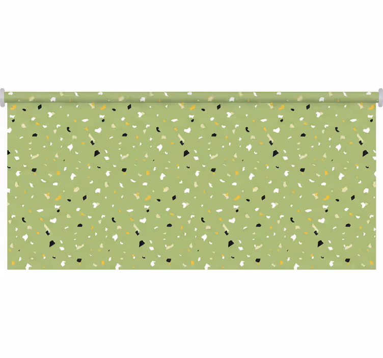 Yeşil stor perde terrazzo yeşil - TenStickers
