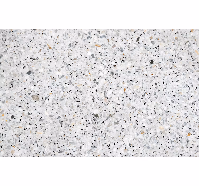 Gri stor perde - gri terrazzo - TenStickers