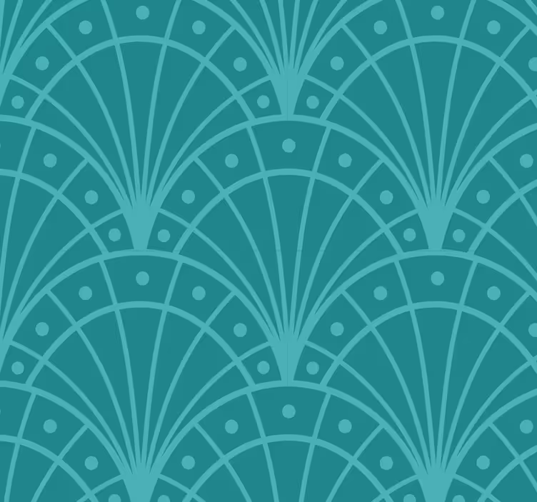 Yatak odası stor perde - artdeco tarzı - TenStickers
