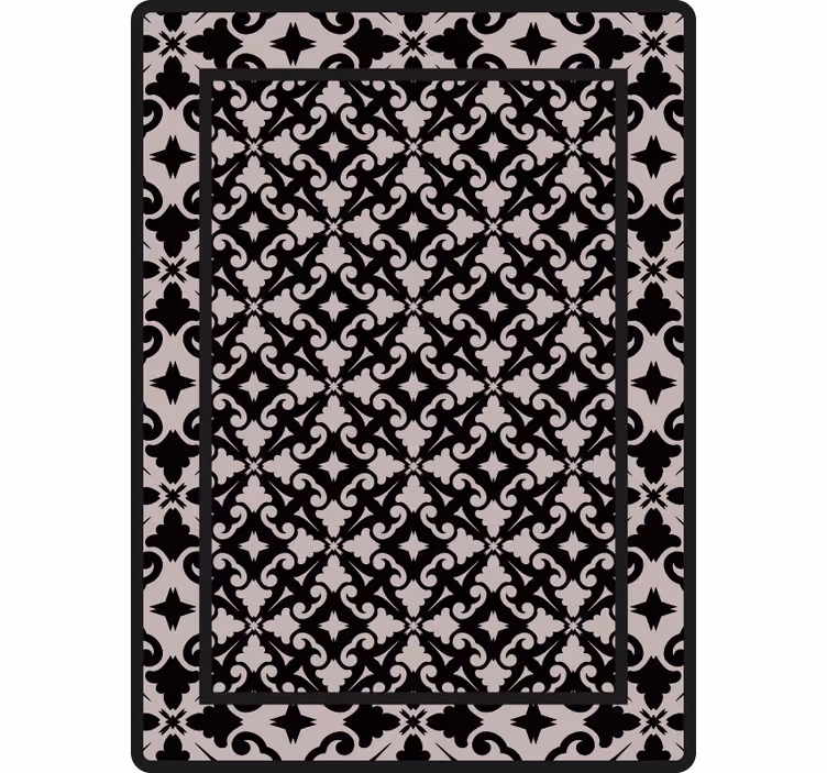 Yatak odası stor perde tiled beija - TenStickers