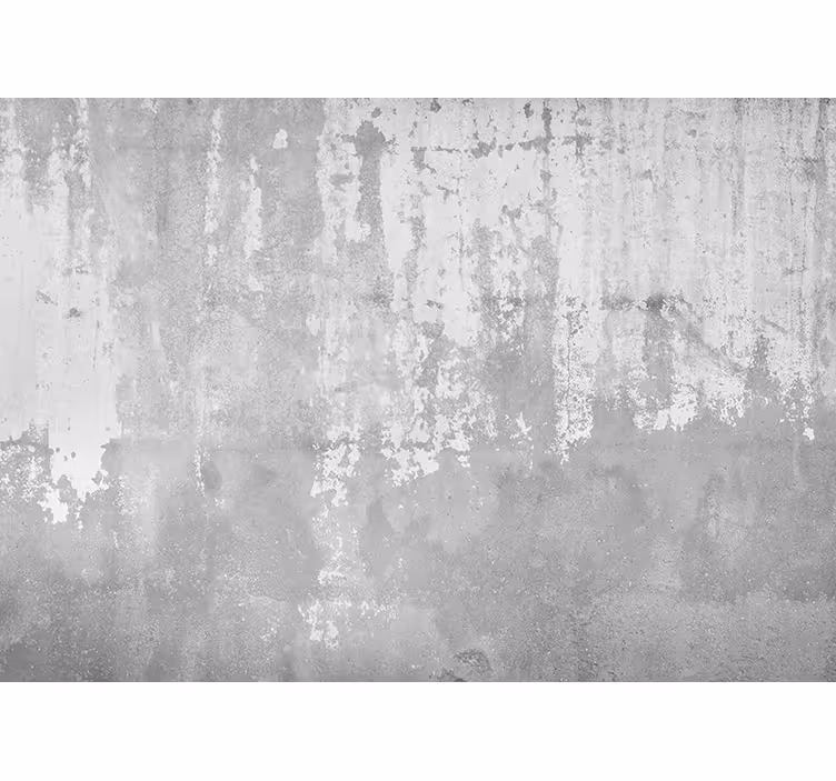 Gri stor perde beton görünüm duvar kağıdı - TenStickers