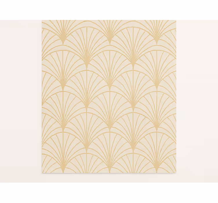 Vintage stor perde 1920'ler fan art deco - TenStickers
