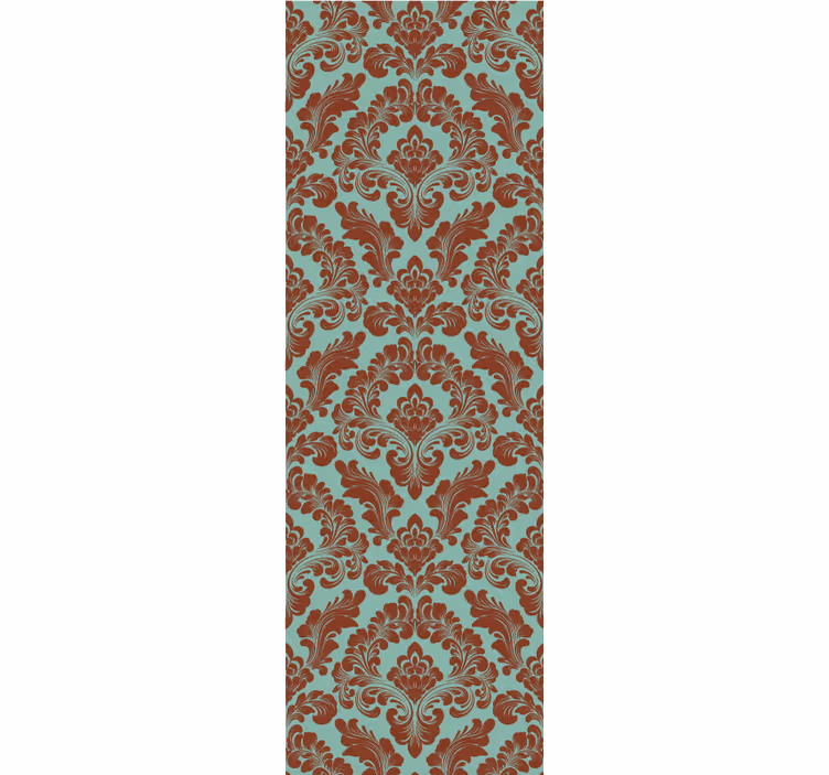 Vintage stor perde - Şık damask deseni - TenStickers
