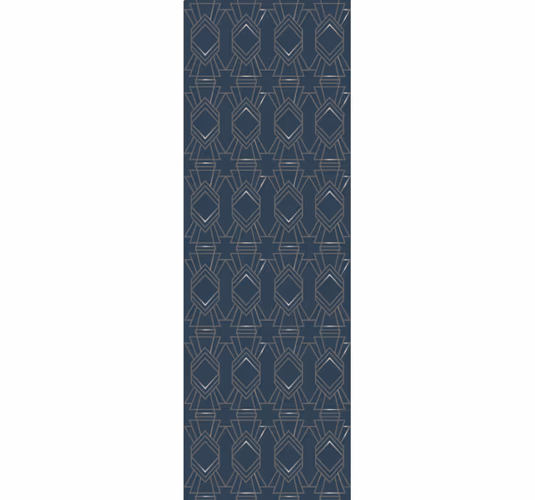 Vintage stor perde art déco elmas deseni - TenStickers
