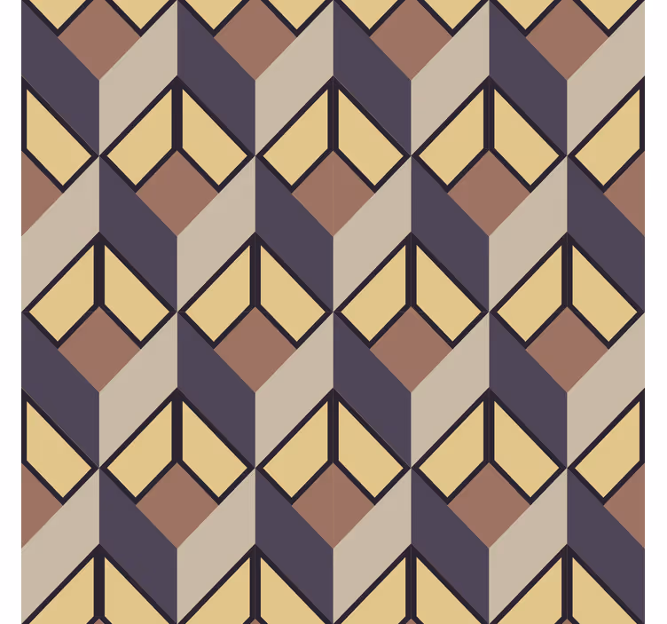 Vintage stor perde retro gri - TenStickers
